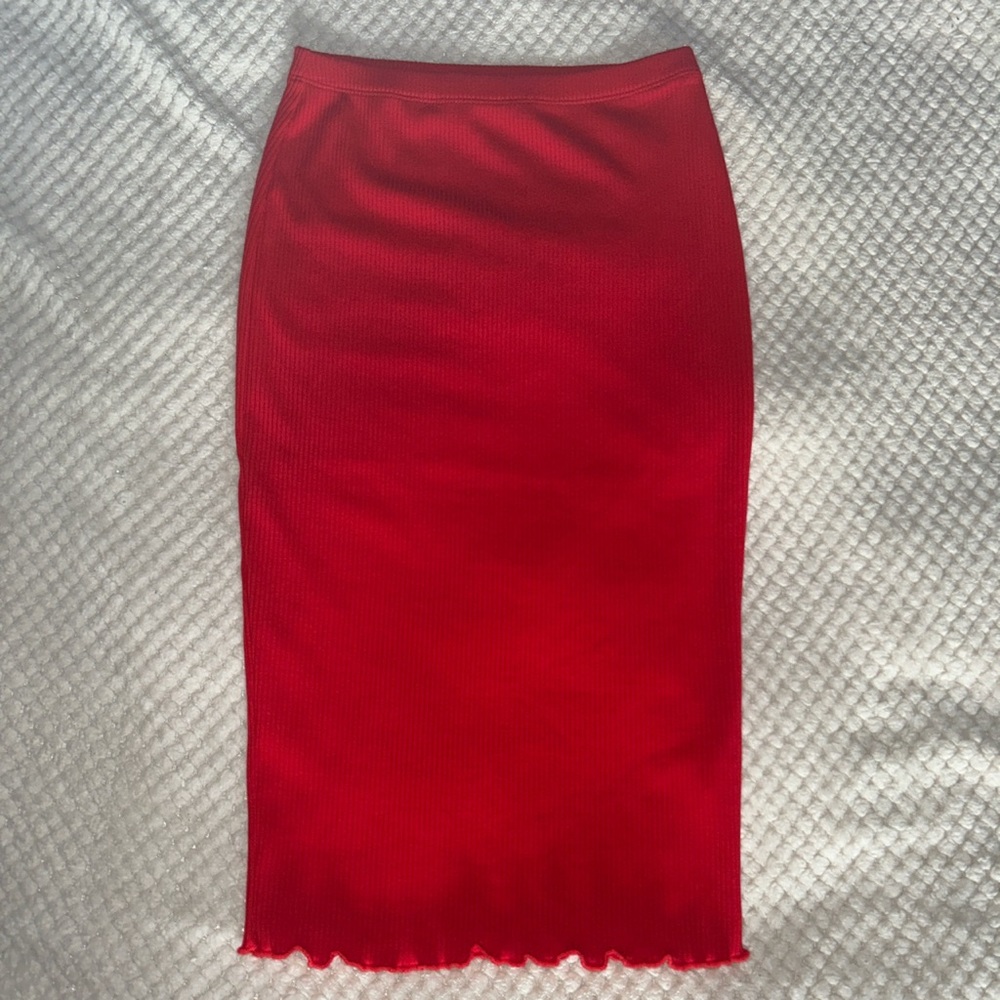 Bodycon midi skirt